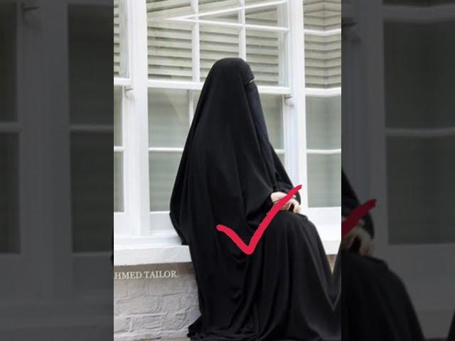 wrong or sahi burka #hijabi#burka