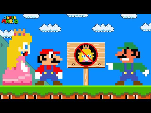 Mario and Luigi, But Princess Peach is Forbidden Here