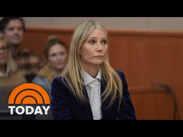 What did Gwyneth Paltrow whisper to plaintiff as she left court?