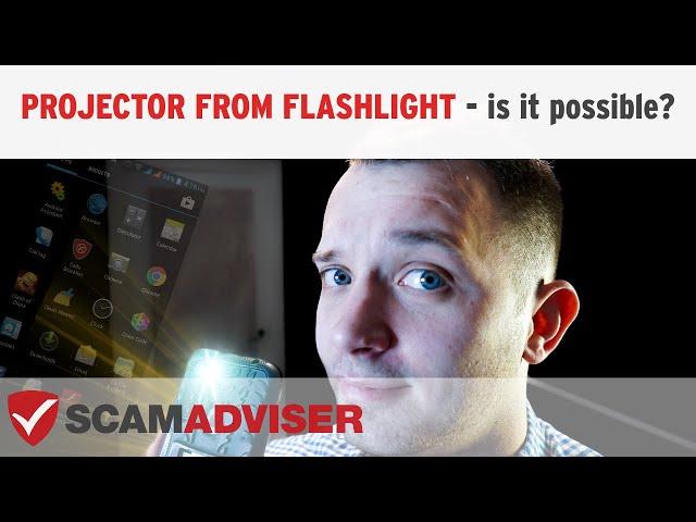 Is Projector With Flashlight App real? Can HoloFlash turn iPhone or Android into a projector? Review