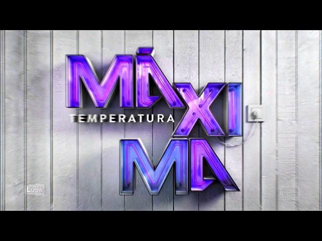 Vinheta Temperatura Máxima 2014 - Atual