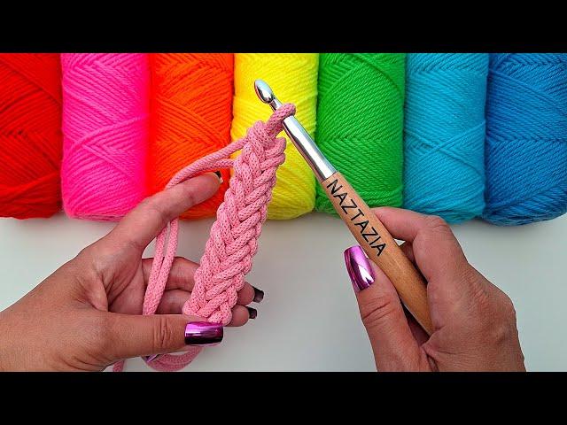 Crochet Woven Cord How To Tutorial