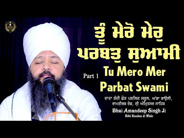 Tu Mero Mer Parbat Swami | Amritsar Samagam Part 1 | Bhai Amandeep Singh Ji Bibi Kaulan Wale 9/03/25