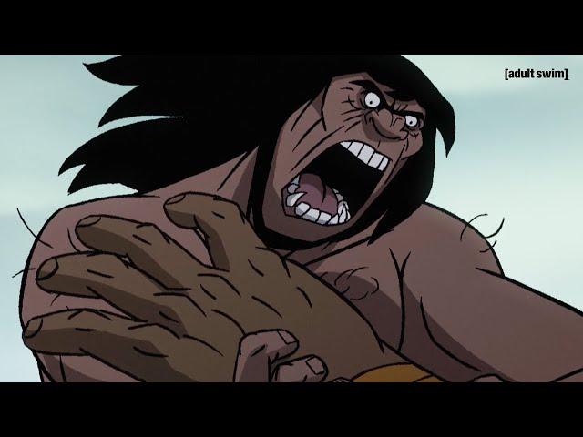 The Fight For Fang's Eggs | Primal | adult swim