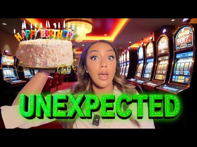 UNEXPECTED Surprise Slot Wins on Hubby’s Birthday At The Hard Rock!