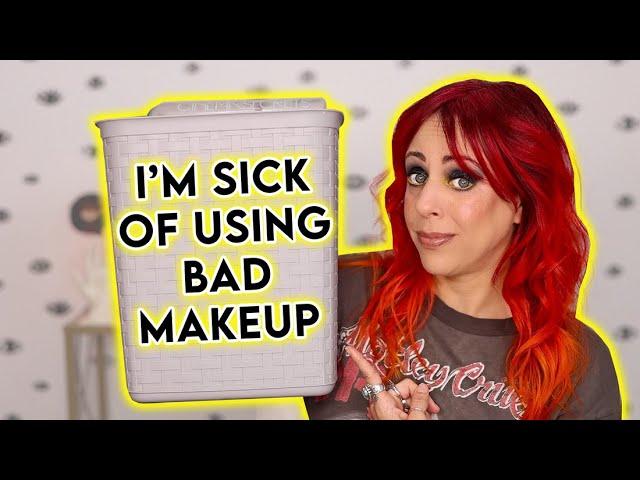 STOP USING JUNK MAKEUP ️ Empties & Stuff I'm not Using Up