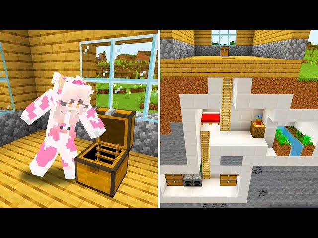 MOMON BANGUN RUANG RAHASIA BAWAH TANAH RUMAHN ATUN feat @bangjblox | MINECRAFT