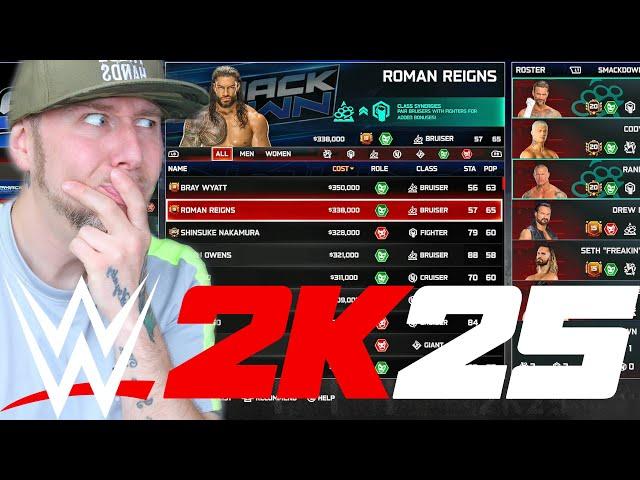 WWE 2K25 NEW GM MODE ANY GOOD