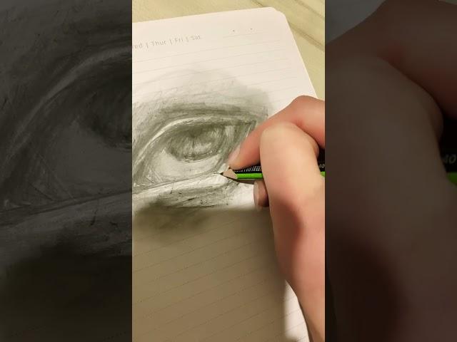 EYE ️#semirealism #art #eyes #tutorial #drawing #sketch #pencil #chill