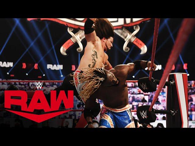 Kofi Kingston vs. AJ Styles – Gauntlet Match: Raw, Feb. 15, 2021
