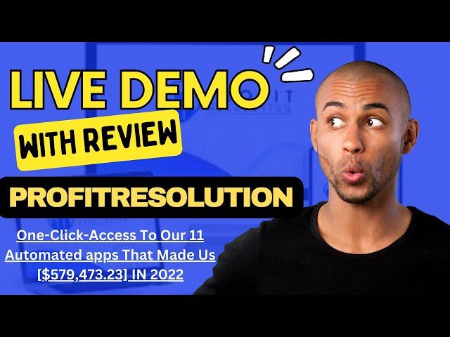 ProfitResolution Live Demo(SeyiAdeleke)||How Does ProfitResolution Works?