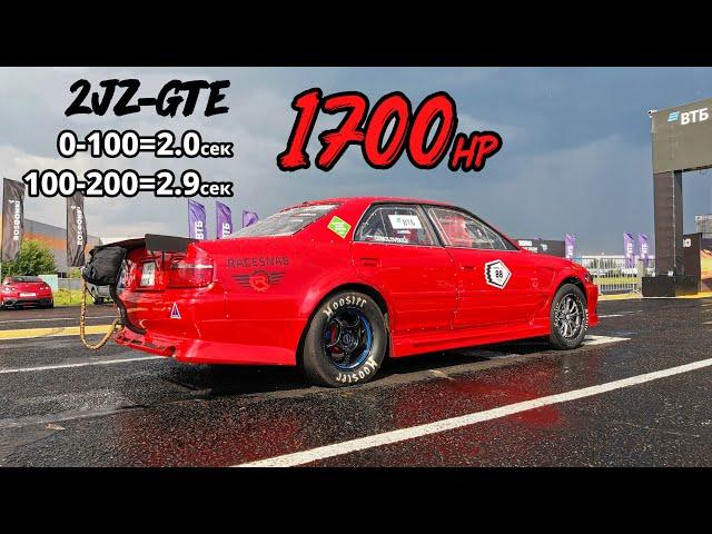 Самый БЫСТРЫЙ Toyota CHASER 100 2JZ-GTE 1700л.с vs NISSAN GTR R35 2500л.с. vs Lamborghini HURACAN