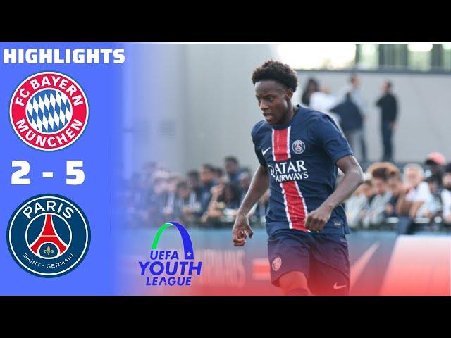 Bayern u19 2-5 PSG u19 | UEFA Youth League - Highlights & Goals