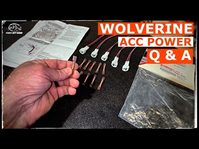 YAMAHA WOLVERINE ACCESSORY CONNECTORS Q&A