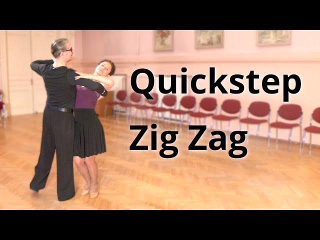 How to Dance Quickstep Zig Zag | Routine and Figures