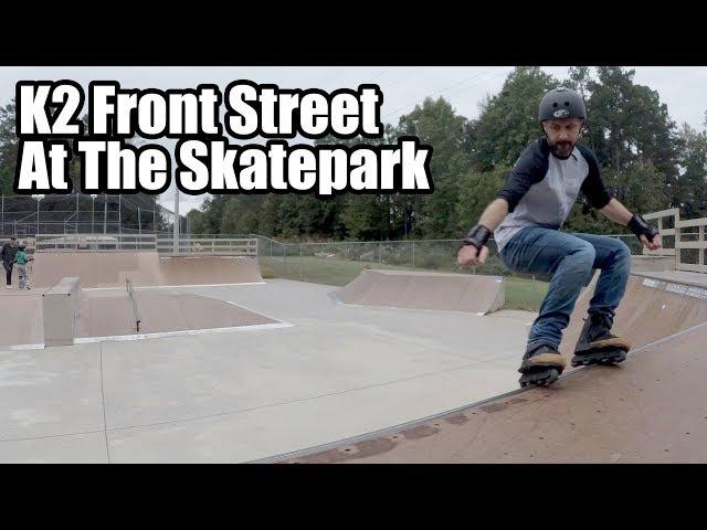 Skating my K2 Front Street at the Skatepark // Aggressive Inline Skating