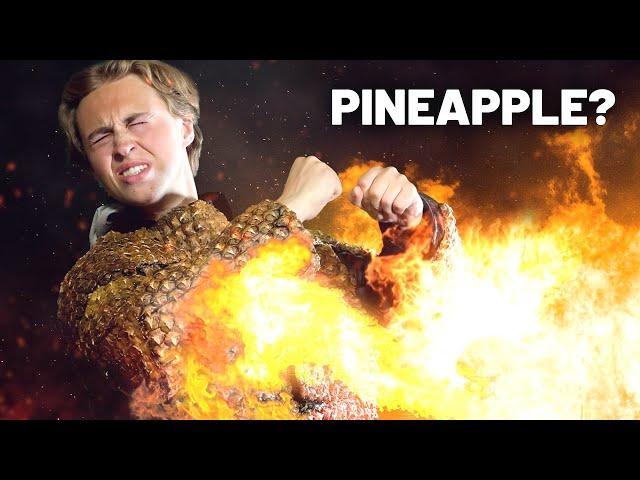 How I Made A Fire Proof Suit Out Of Pineapples