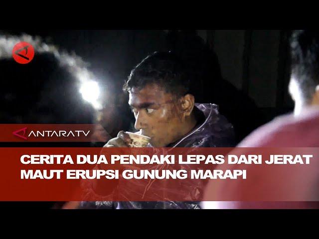 Cerita dua pendaki lepas dari jerat maut erupsi Gunung Marapi