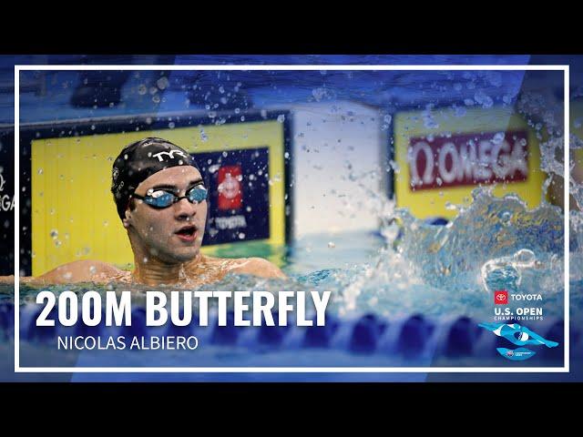 Nicolas Albireo Takes the Gold in Men's 200M Butterfly | 2022 Toyota U.S. Open