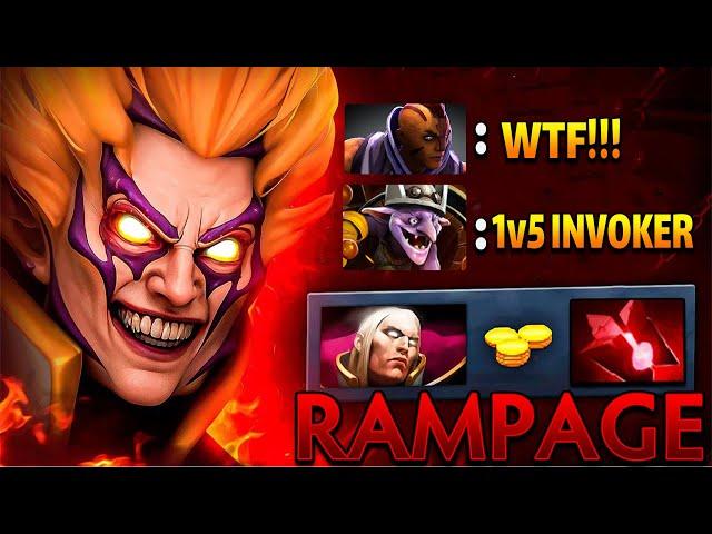 121K DAMAGE DEALT INVOKER!! THE MOST INSANE COMEBACK GAME + RAMPAGE