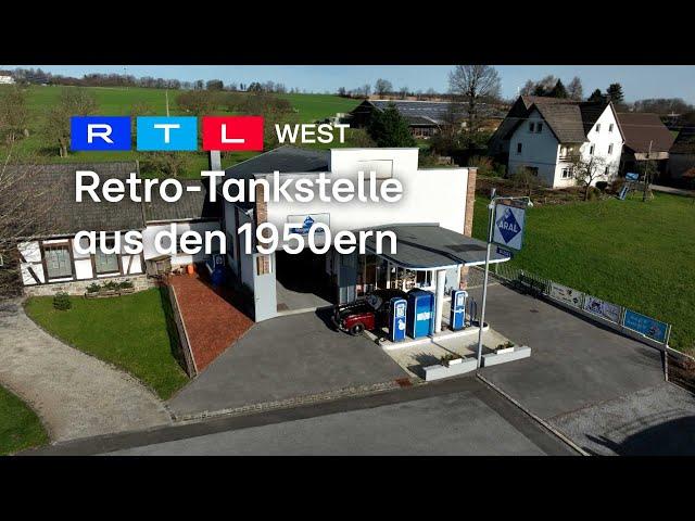 Retro-Tankstelle aus den 1950er-Jahren im Sauerland | RTL WEST, 10.04.2024