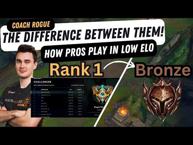 Here's How CHALLENGER Players play DIFFERENTLY To Win In LOW ELO - Play Like a Pro