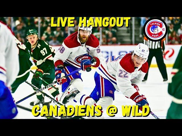 Montreal Canadiens @ Mnnesota Wild Live Hangout Game #32 12/21/23