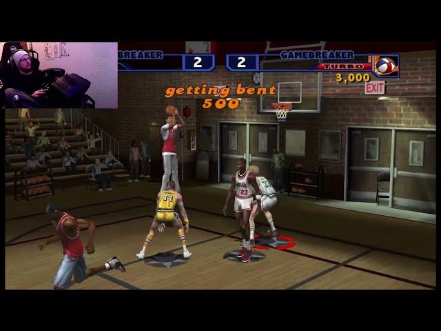 Playing NBA Street Vol. 2 Live! | Jerry West & Michael Jordan Team-Up