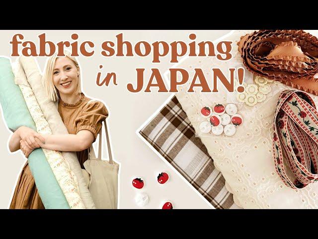 Nippori Fabric Town (90 Fabric Stores on 1 Street!!) | Fabric Shopping In Tokyo