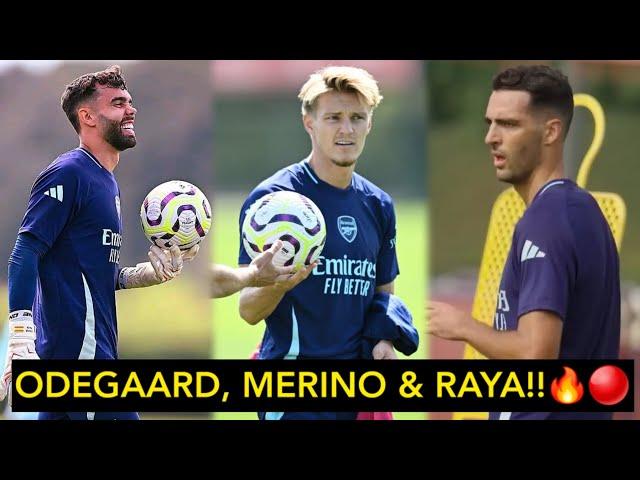 Breaking ️ Mikel Merino, Raya & Odegaard Training Today | Arsenal Injury BOOST