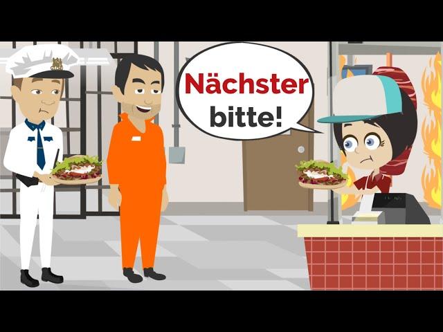 Lisa macht Döner im GEFÄNGNIS ... | Deutsch lernen