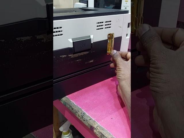 hp cp1025 Rear door open error, Rear door locking plastic missing,