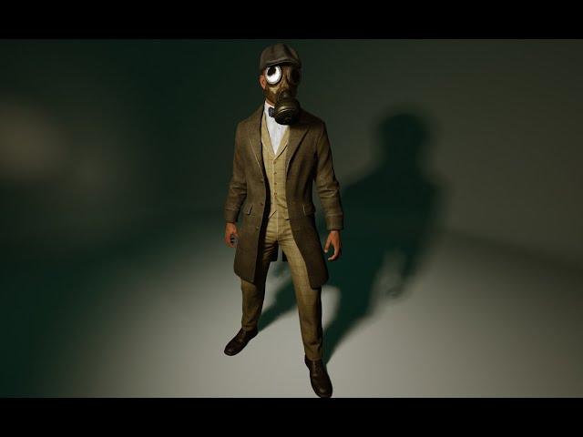 Metahuman - Clothing Suit and Overcoat testing - Chaos cloth UE5