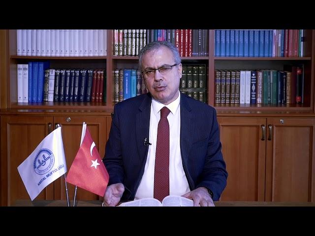 Peygamber (SAV.) Efendimizin örnek ahlakı - Mustafa BAYTAR Kartal Müftüsü