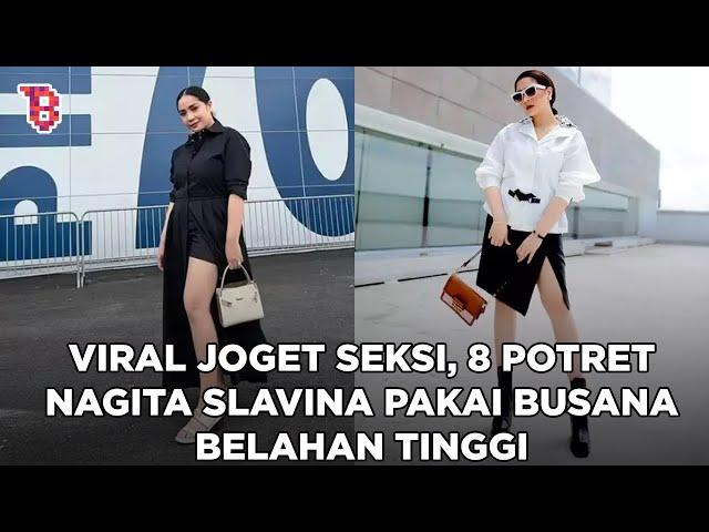 Viral joget seksi, 8 Potret Nagita Slavina pakai busana belahan tinggi tuai sorotan