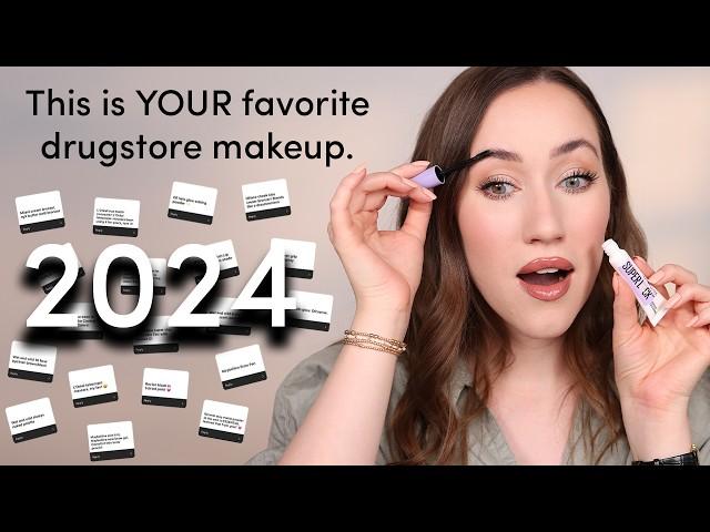 I Tried YOUR Current Favorite Drugstore Makeup 