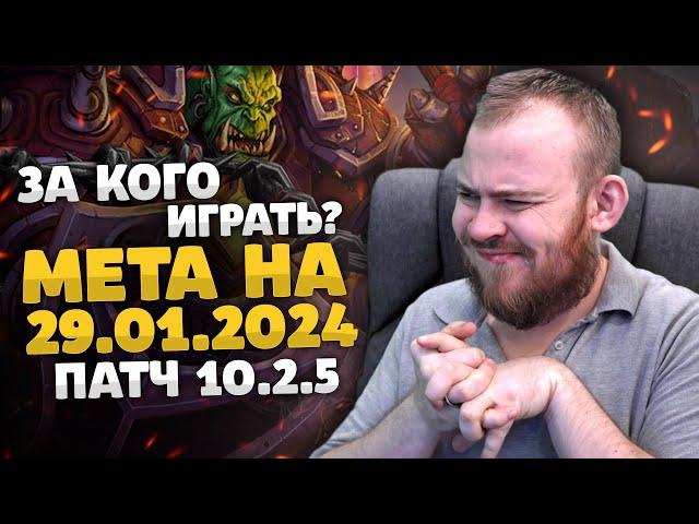 ЗА КОГО ИГРАТЬ В ВОВ? МЕТА НА 29.01.2024 ПАТЧ 10.2.5 DRAGONFLIGHT ТОП КЛАССОВ DRAGOFGLIGHT WOW МЕТА