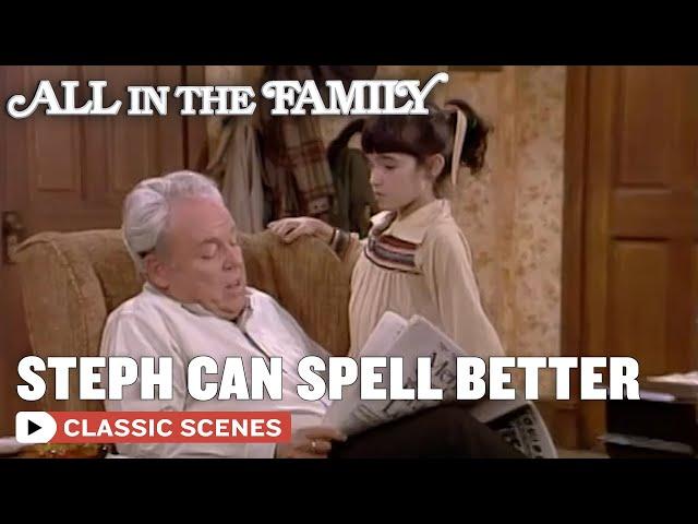 Stephanie And Archie Do A Crossword Puzzle Together (ft Danielle Brisebois) | All In The Family