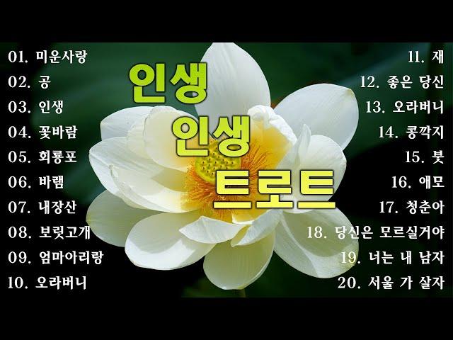 인생 인생 트로트 | KPOP [ TROT ] | PLAYLIST( 꽃길.상사화.여인의 눈물.회룡포.바람길...)