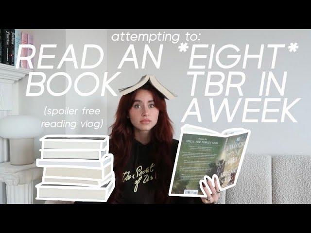 reading my entire tbr in a week? episode 2 (spoiler free reading vlog)