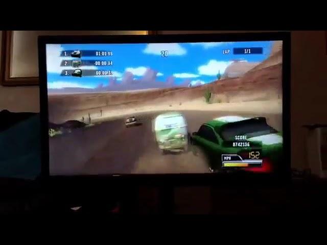 PS3 Disney Pixar Cars Race O Rama Gameplay Point to Point 3 With Fillmore