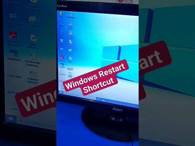 computer restart shortcut key  || how to restart computer | #shorts #viral #youtubeshorts #pc