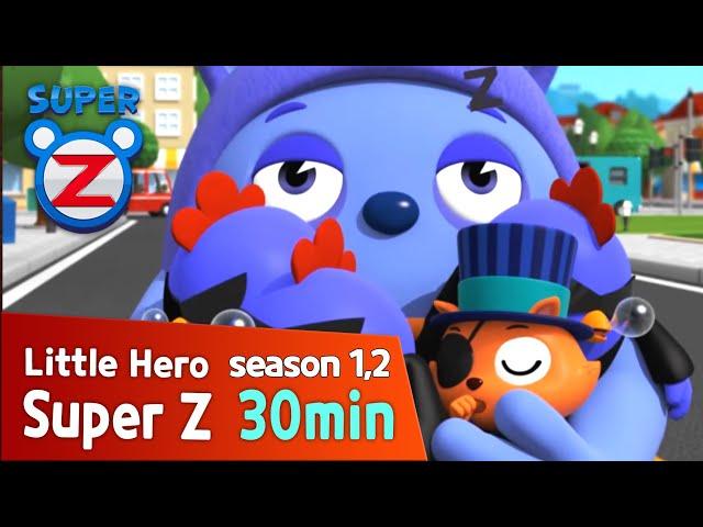 [Super Z 1,2] Little Hero Super Z l 30min Play l Christmas Color Book! l