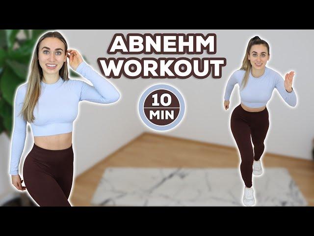 10 Min. HIIT Fatburner Workout mit/ohne Springen! | Zuhause abnehmen, ohne Geräte!