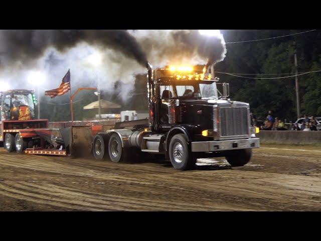 Awesome Explosive Tractor Truck Semi Pull Competition