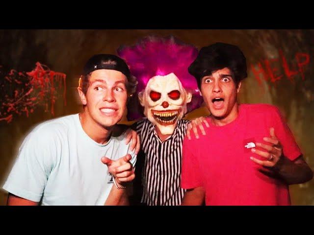 CRAZY CLOWN PRANK ON BEN *exploring an abandoned tunnel*