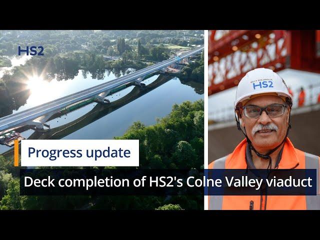 Britain gets its new longest rail bridge in major HS2 milestone