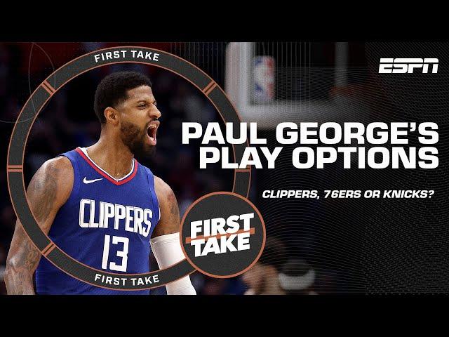 YOU WANT TO BE IN THE EASTERN CONFERENCE! - Windy on Paul George's play options | First Take