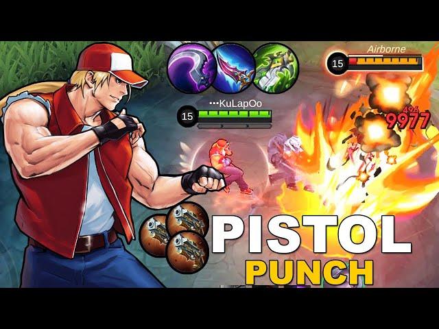 PAQUITO " KOF " Terry Pistol Punch " One Shot " 2024 | Mobile Legends