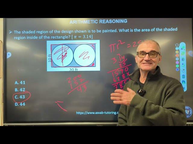 ASVAB 2024 Arithmetic Reasoning Practice Test